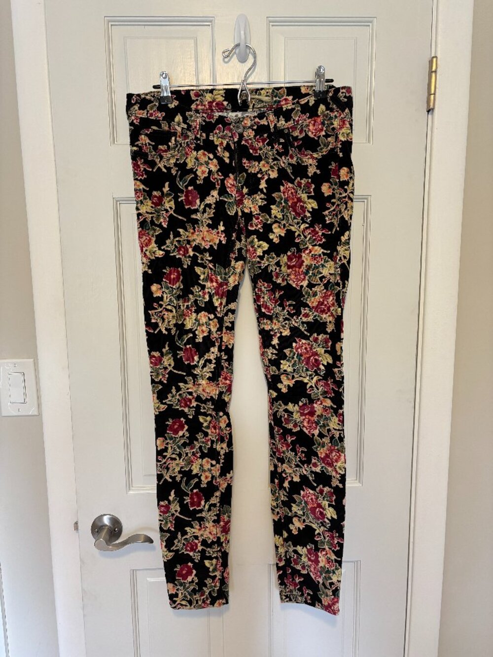 Free People | Floral corduroy pants